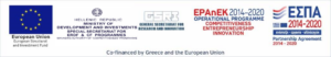 Special Actions “Aquaculture” – “Industrial Material” – “Open Innovation in Culture” under the operational programme “COMPETITIVENESS, ENTREPRENEURSHIP & INNOVATION” (EPAnEK), co-financed by Greece (Operational Program “Competitiveness, Entrepreneurship and Innovation” 2014-2020-EPAnEK, National Strategic Reference Framework-NSRF) and the European Union (European Regional Development Fund).